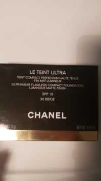 CHANEL - Le teint ultra  - Fond de teint compact SPF 15 30 beige
