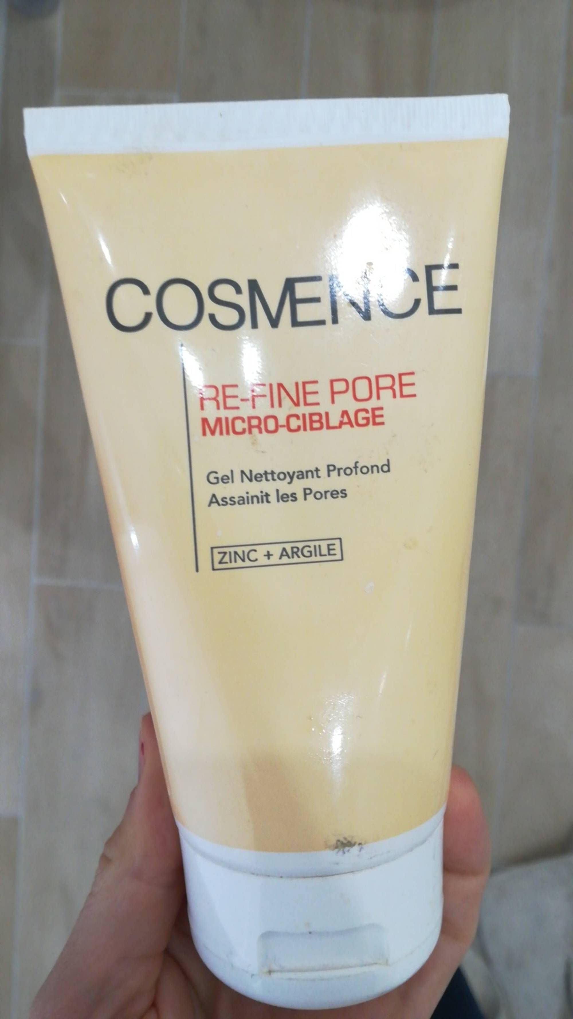 COSMENCE - Re-fine pore micro-ciblage - Gel nettoyant profond