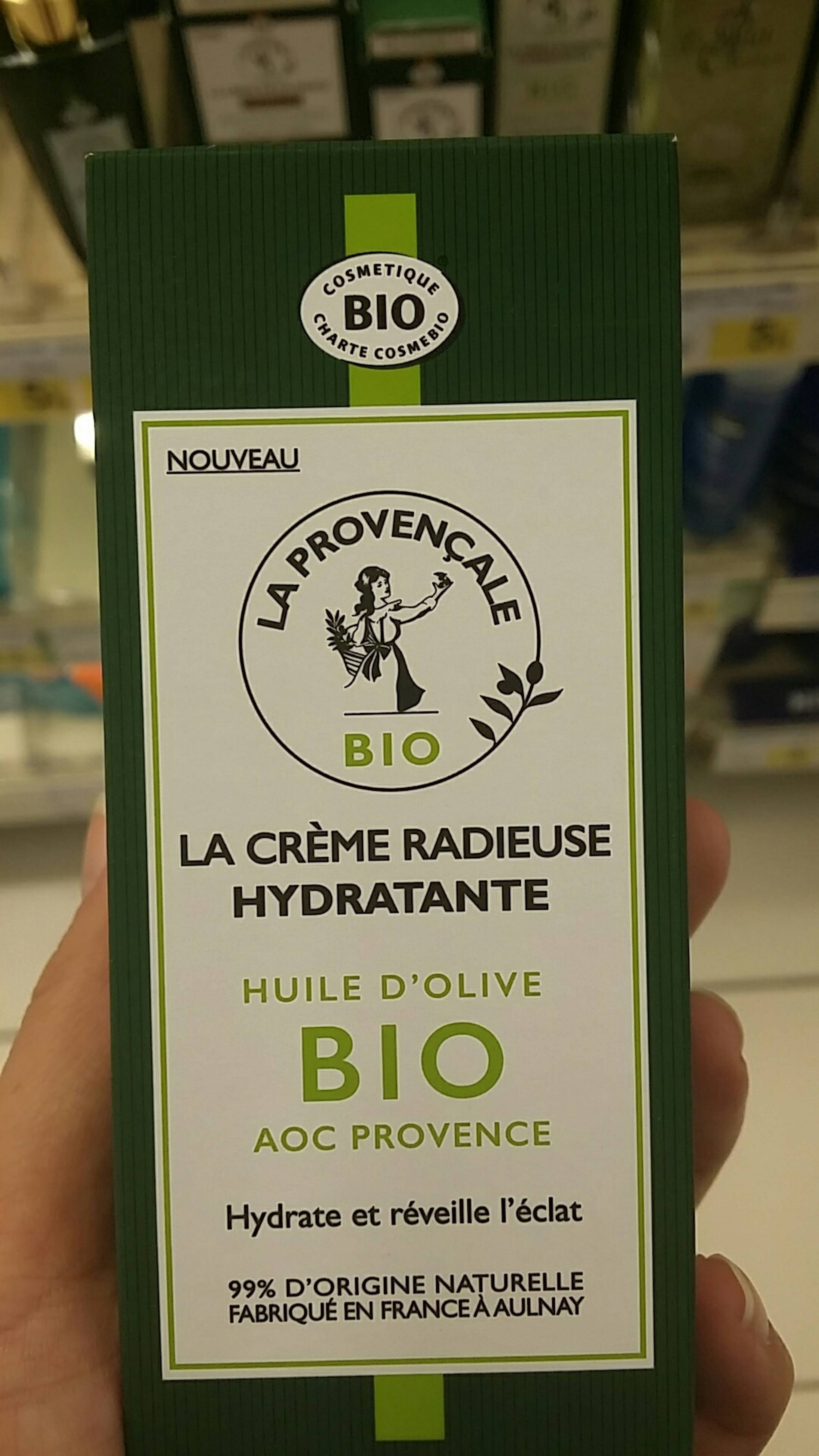 La Provençale – La Crème Radieuse Hydratante Huile d'Olive Bio 50 ml