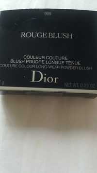 DIOR - Rouge blush 999 - Blush poudre longue tenue