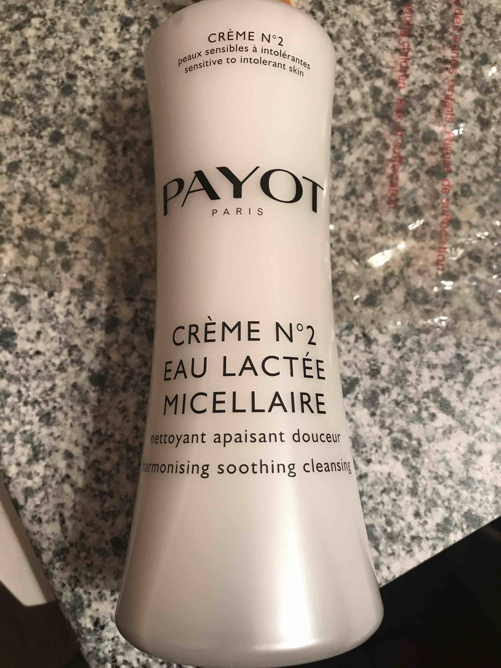 PAYOT - Crème n° 2 - Eau lactée micellaire