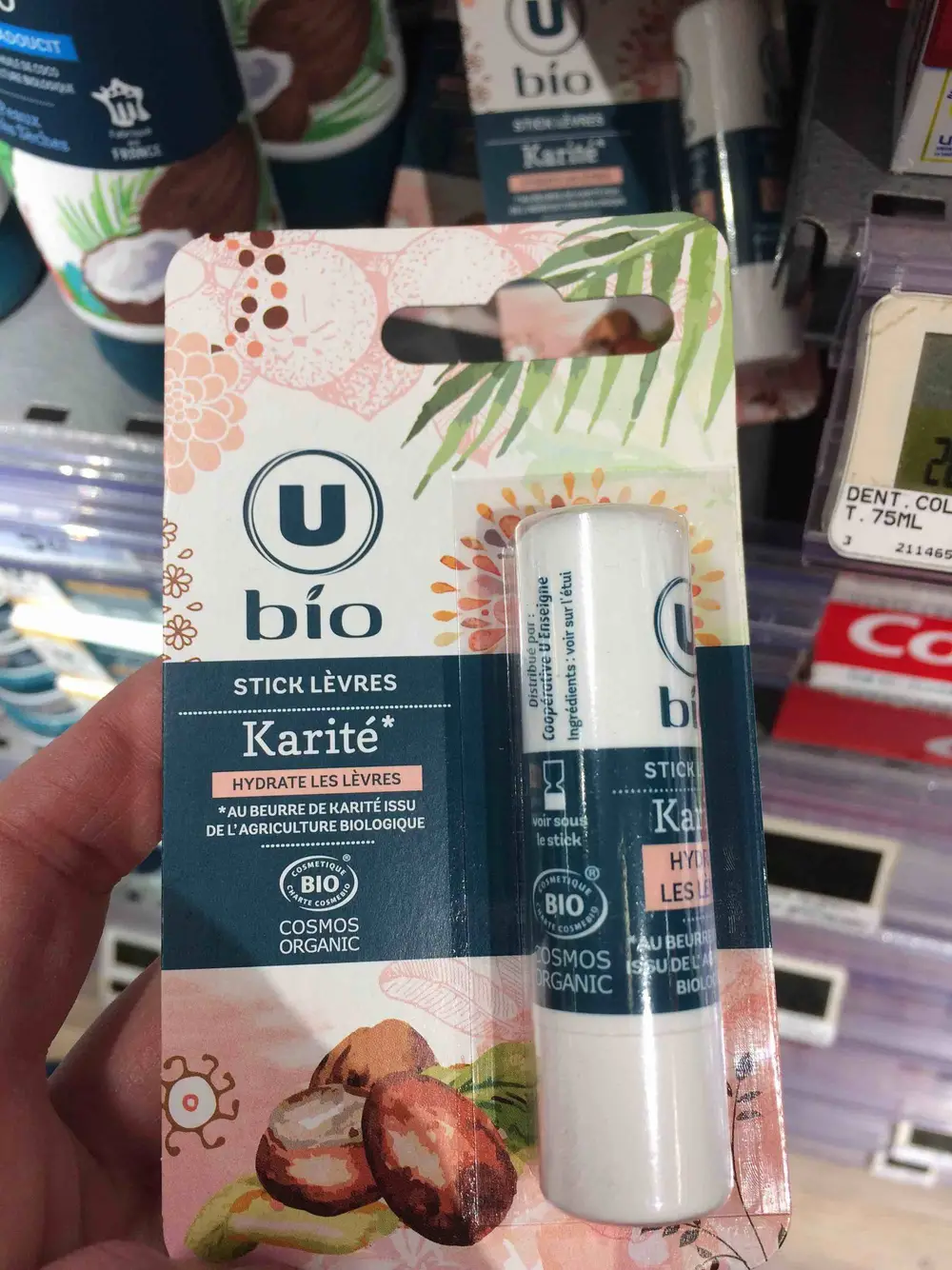 U BIO - Karité hydrate les lèvres - Stick lèvres bio