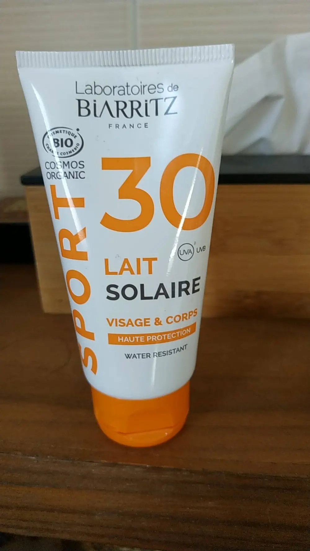 LABORATOIRES DE BIARRITZ - Sport - Lait solaire UVA UVB 30