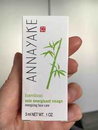 ANNAYAKE - Bamboo - Soin énergisant visage
