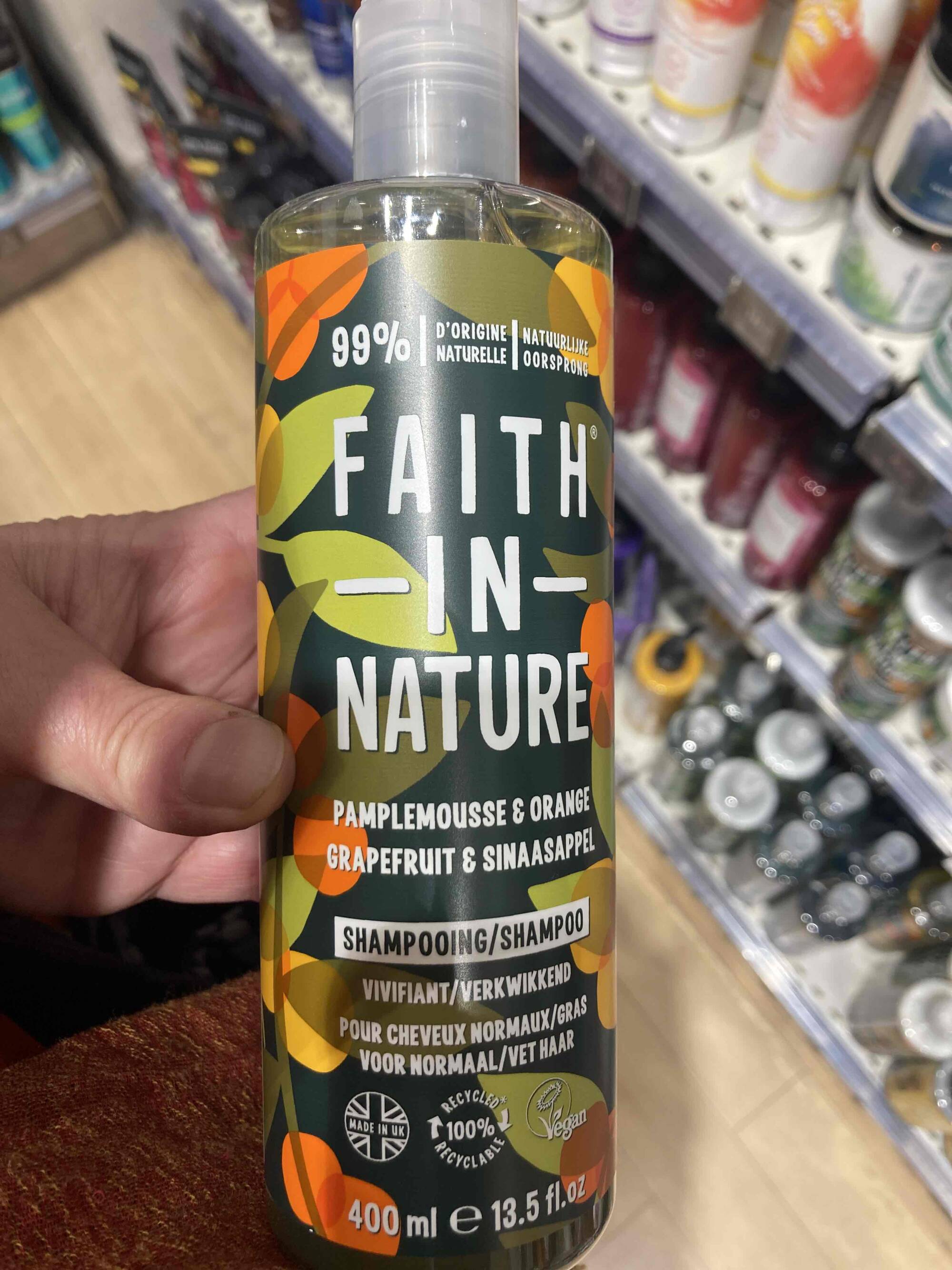 FAITH IN NATURE - Pamplemousse & orange - Shampooing vivifiant