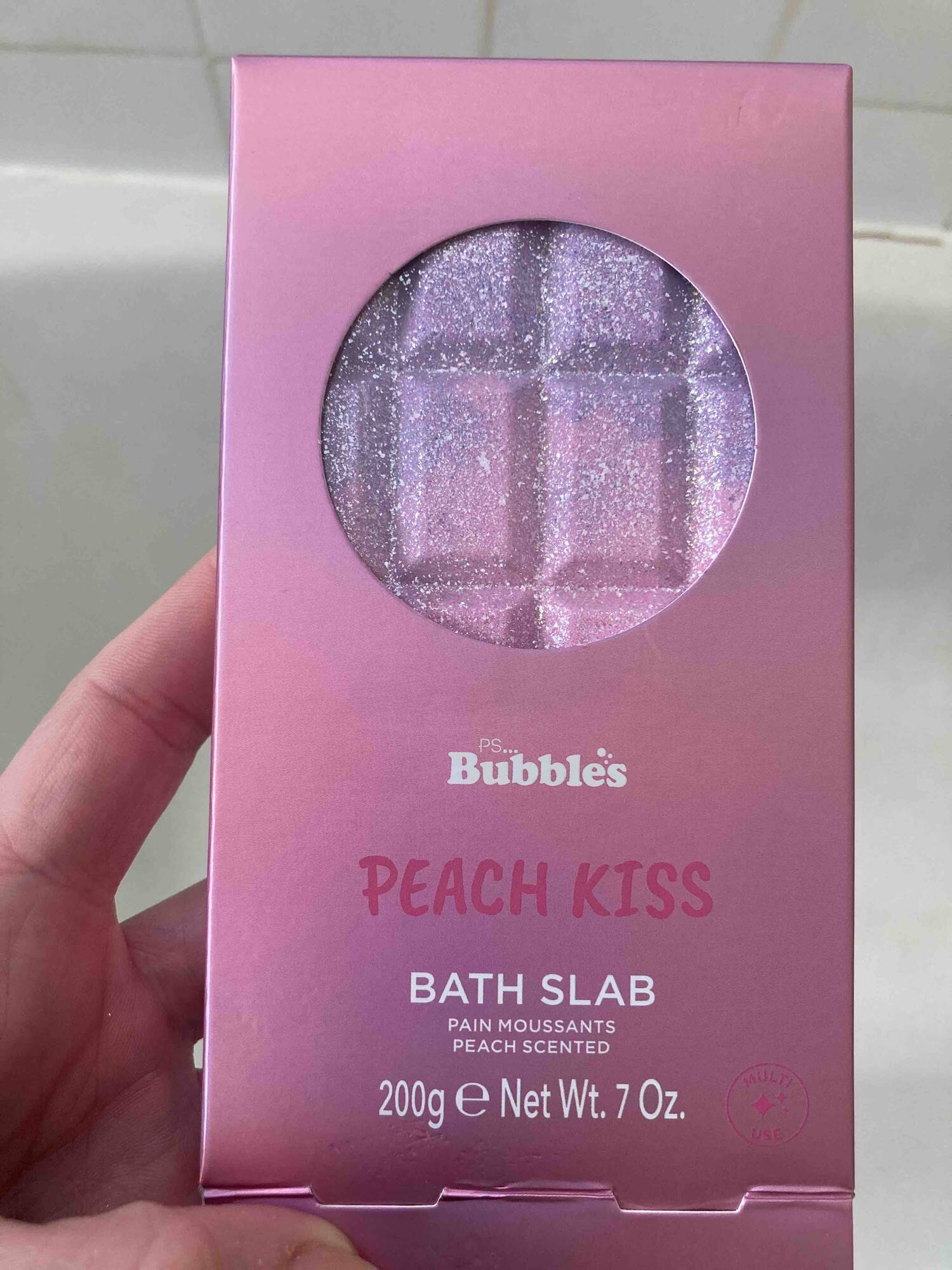 PRIMARK - Bubbles peach kiss - Pain moussants