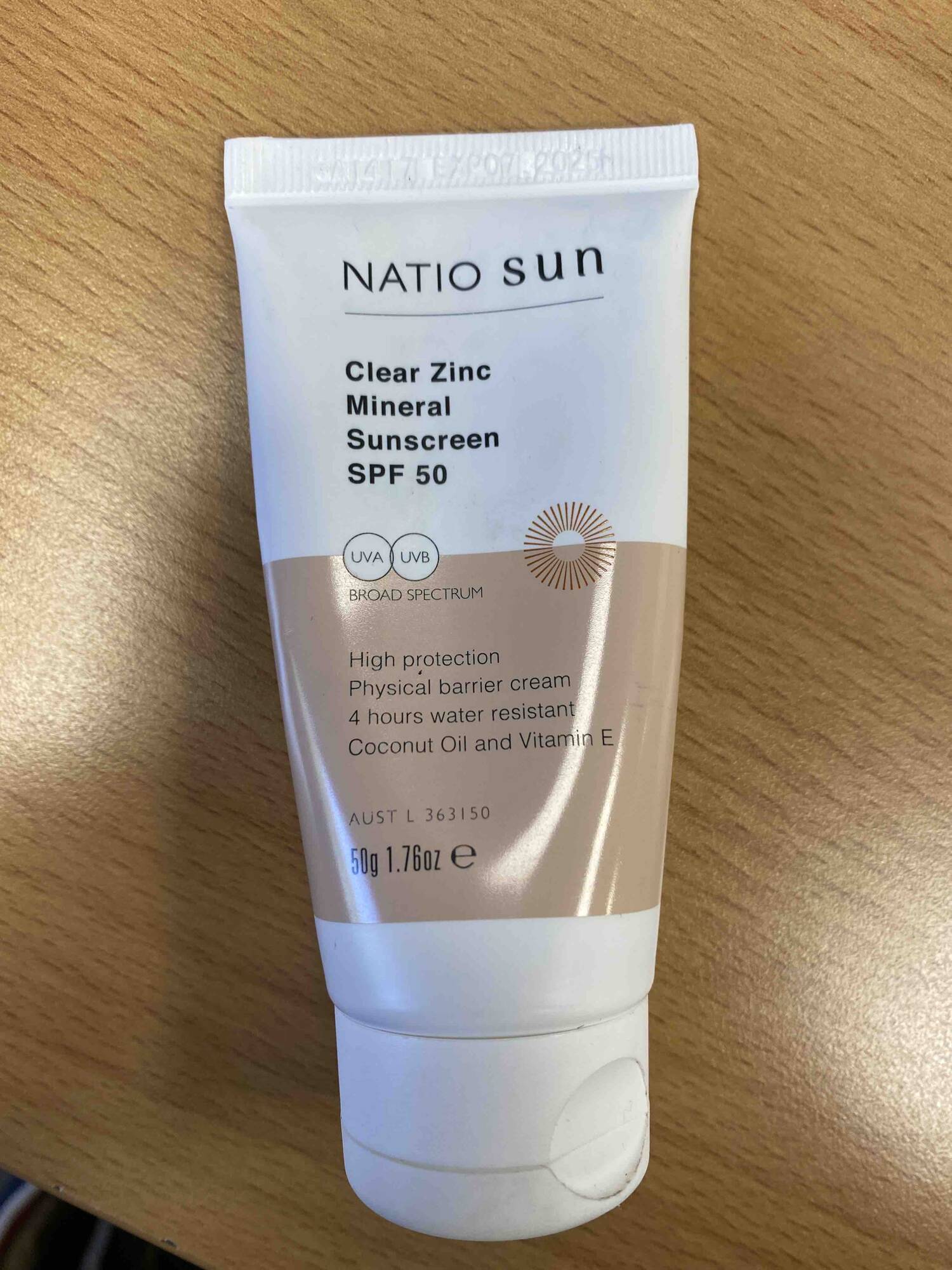 NATIO SUN - Clear zinc mineral Sunscreen SPF 50