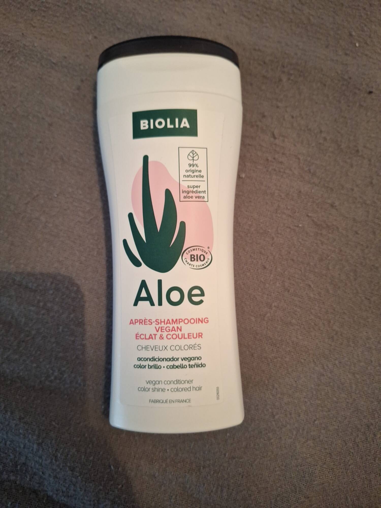 BIOLIA - Aloe - Après-shampooing vegan