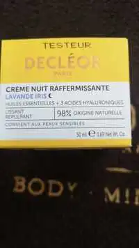 DECLÉOR - Crème de nuit raffermissante lavande iris