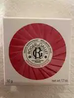 ROGER & GALLET - Gingembre rouge - Savon bienfaisant