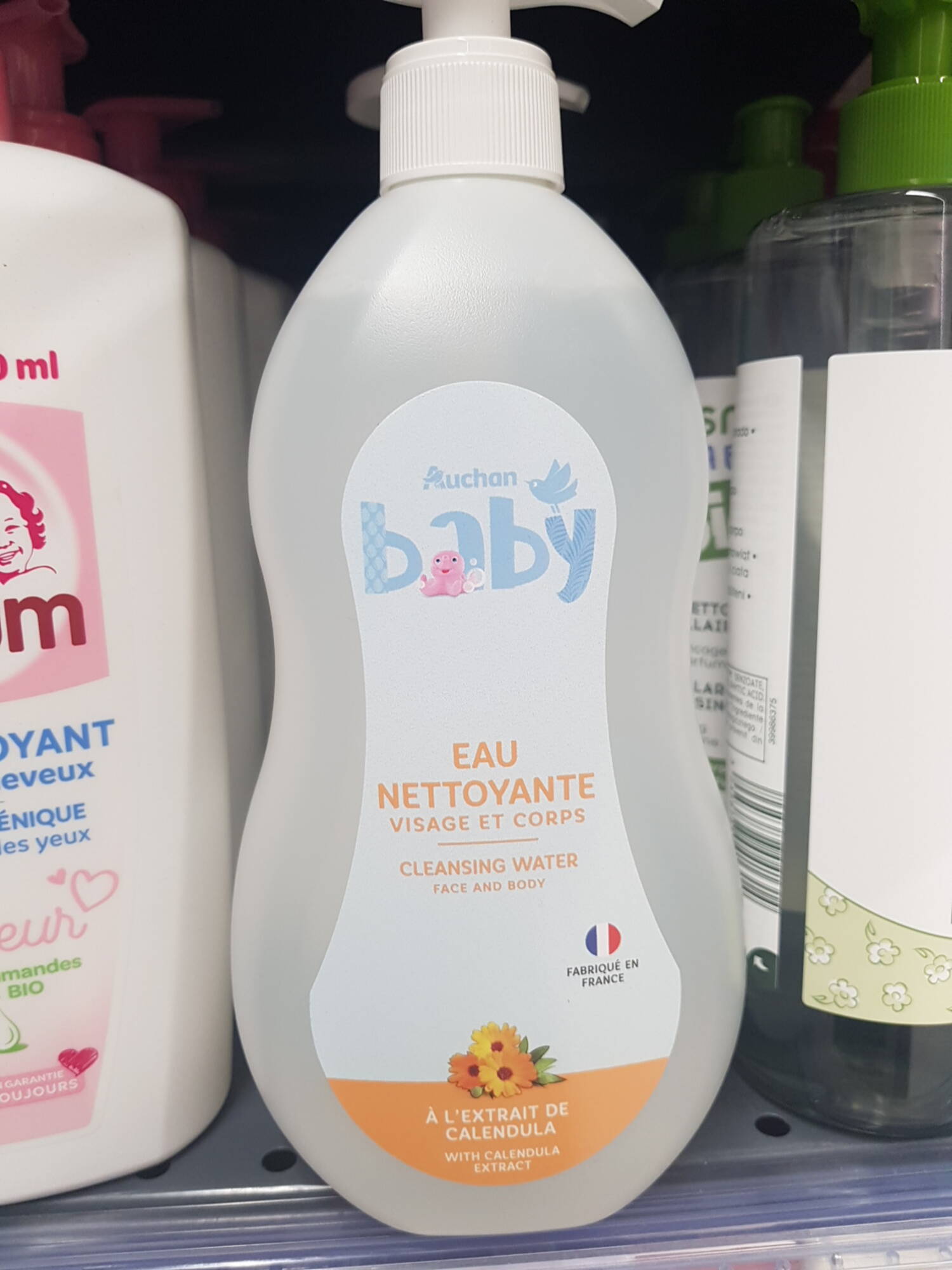 AUCHAN BABY - Auchan bebe eau nettoyante 750ml