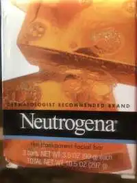 NEUTROGENA - Transparent Facial Bar