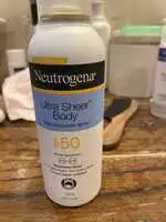 NEUTROGENA - Ultra sheer body - Mist sunscreen spray