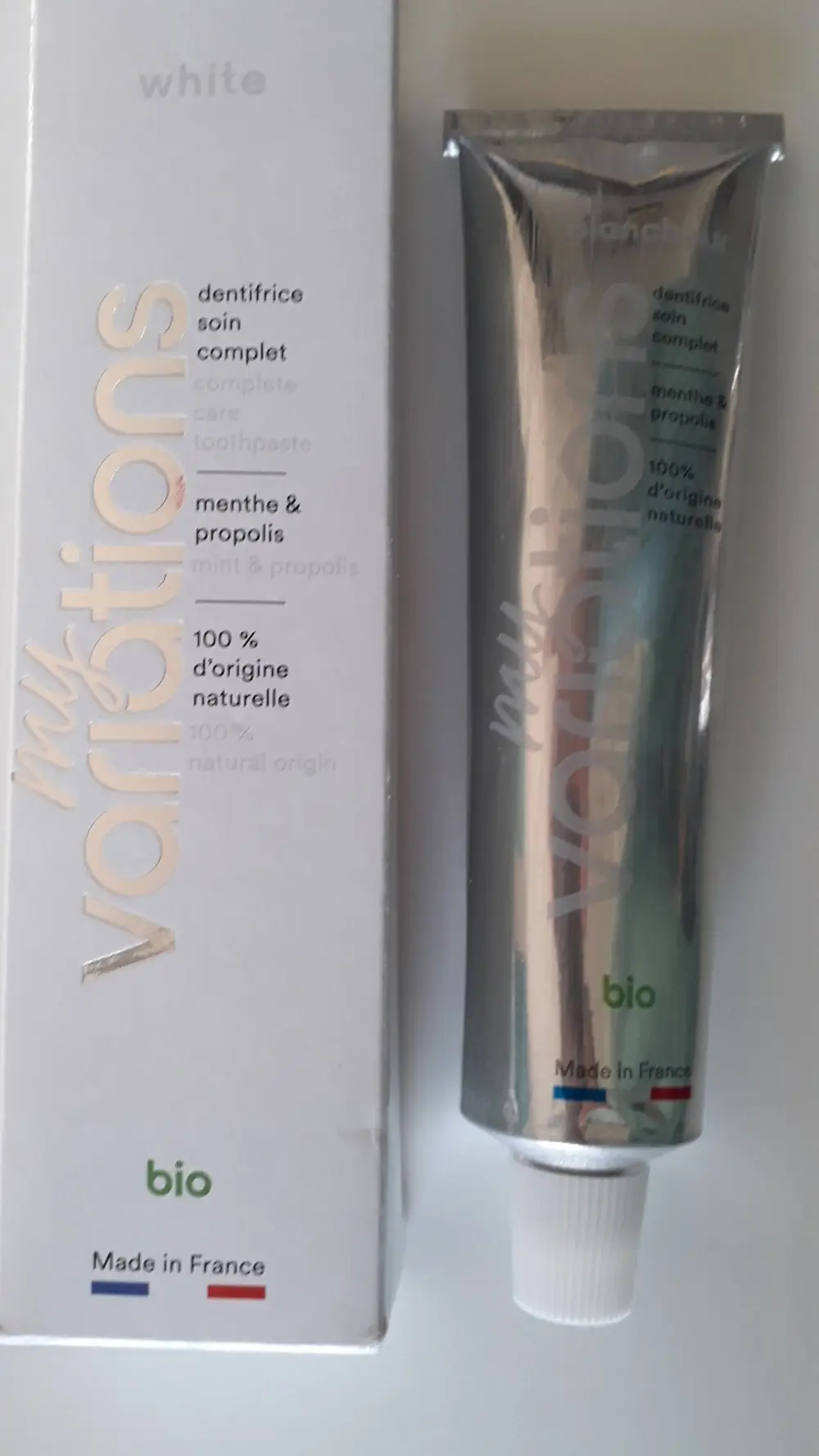 M'Y VARIATIONS - Blancheur - Dentifrice bio