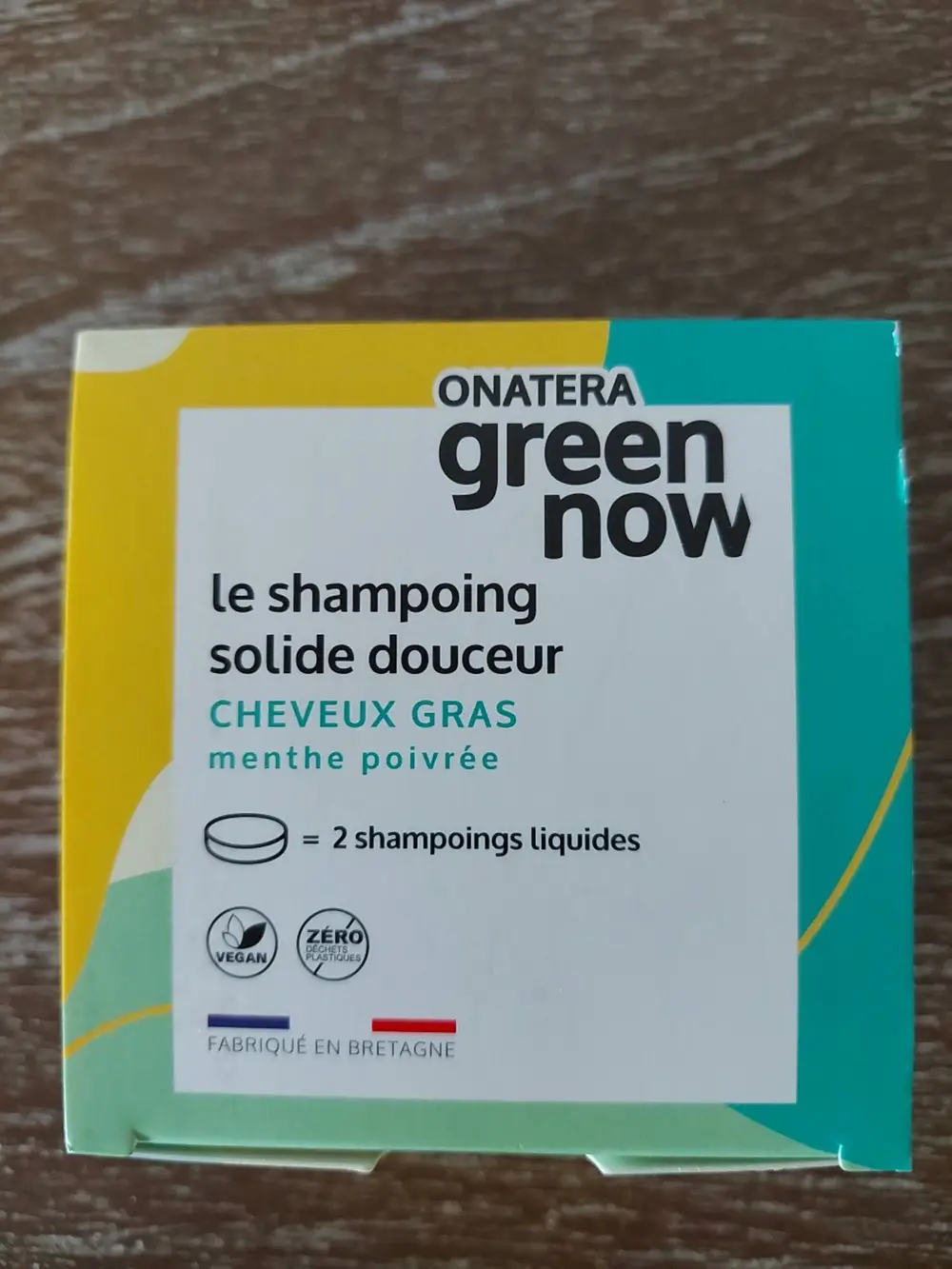 ONETERA - Cheveux gras - Le shampoing solide douceur