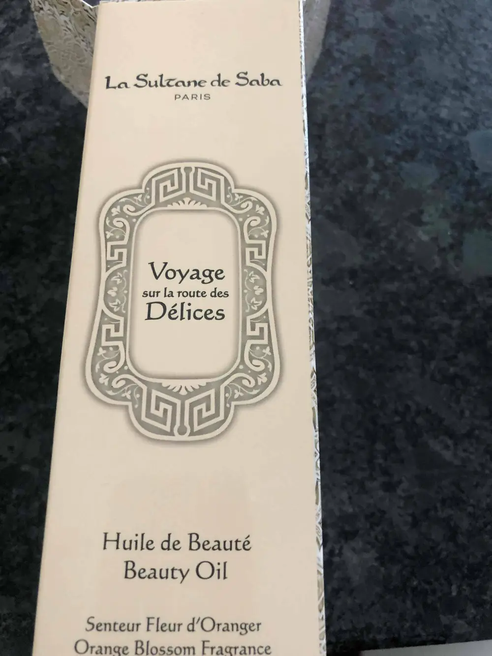 LA SULTANE DE SABA PARIS - Voyage sur la route des Délices - Huile de beauté
