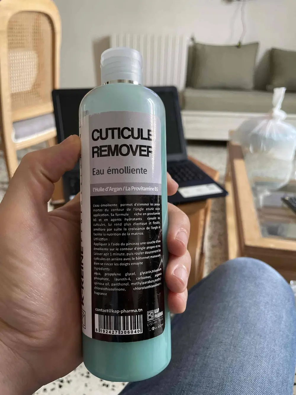 K-REINE - Cutilule remover - Eau émolliente