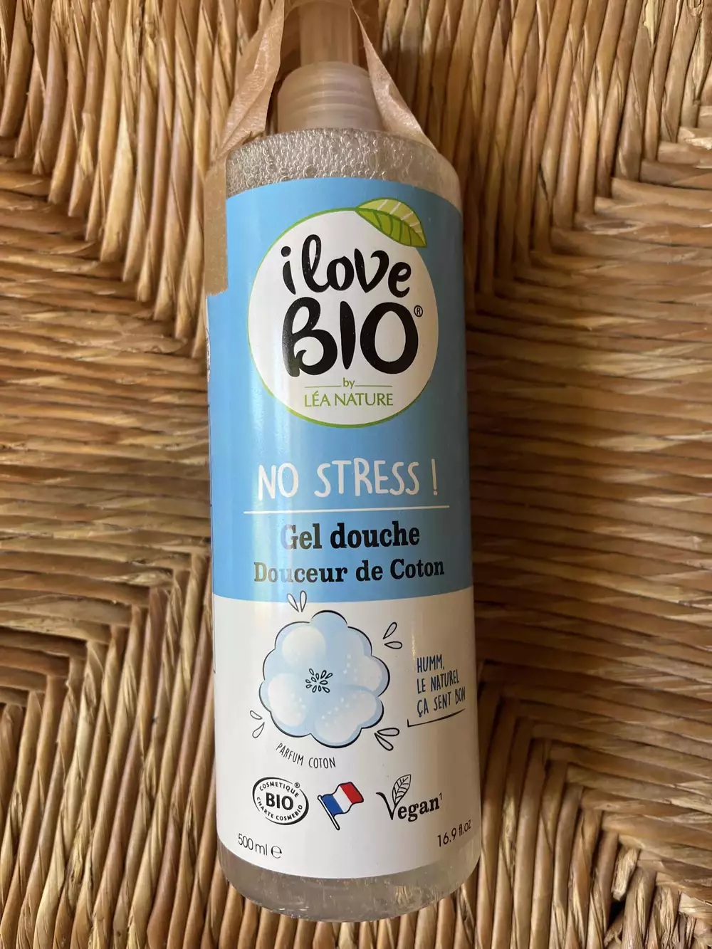 I LOVE BIO - No stress - Gel douche douceur de coton