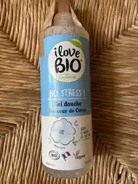 I LOVE BIO - No stress - Gel douche douceur de coton