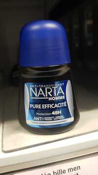 NARTA - Pure efficacité - Anti-transpirant homme protection 48h