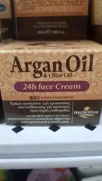 HERBOLIVE - Argan oil - 24h face cream