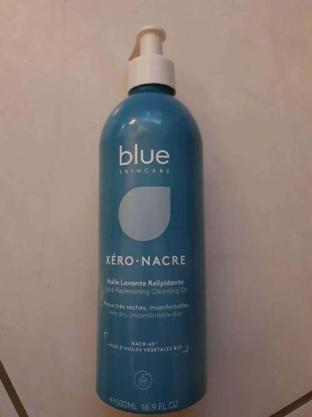 BLUE - Xéro nacre - Huile lavante relipidante