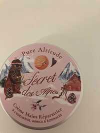 PURE ALTITUDE - Secret des Alpes - Crème mains réparatrice