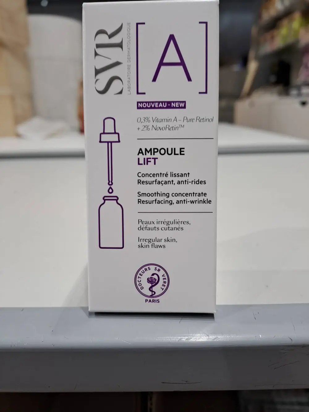 SVR - Ampoule lift - Concentré lissant anti-rides