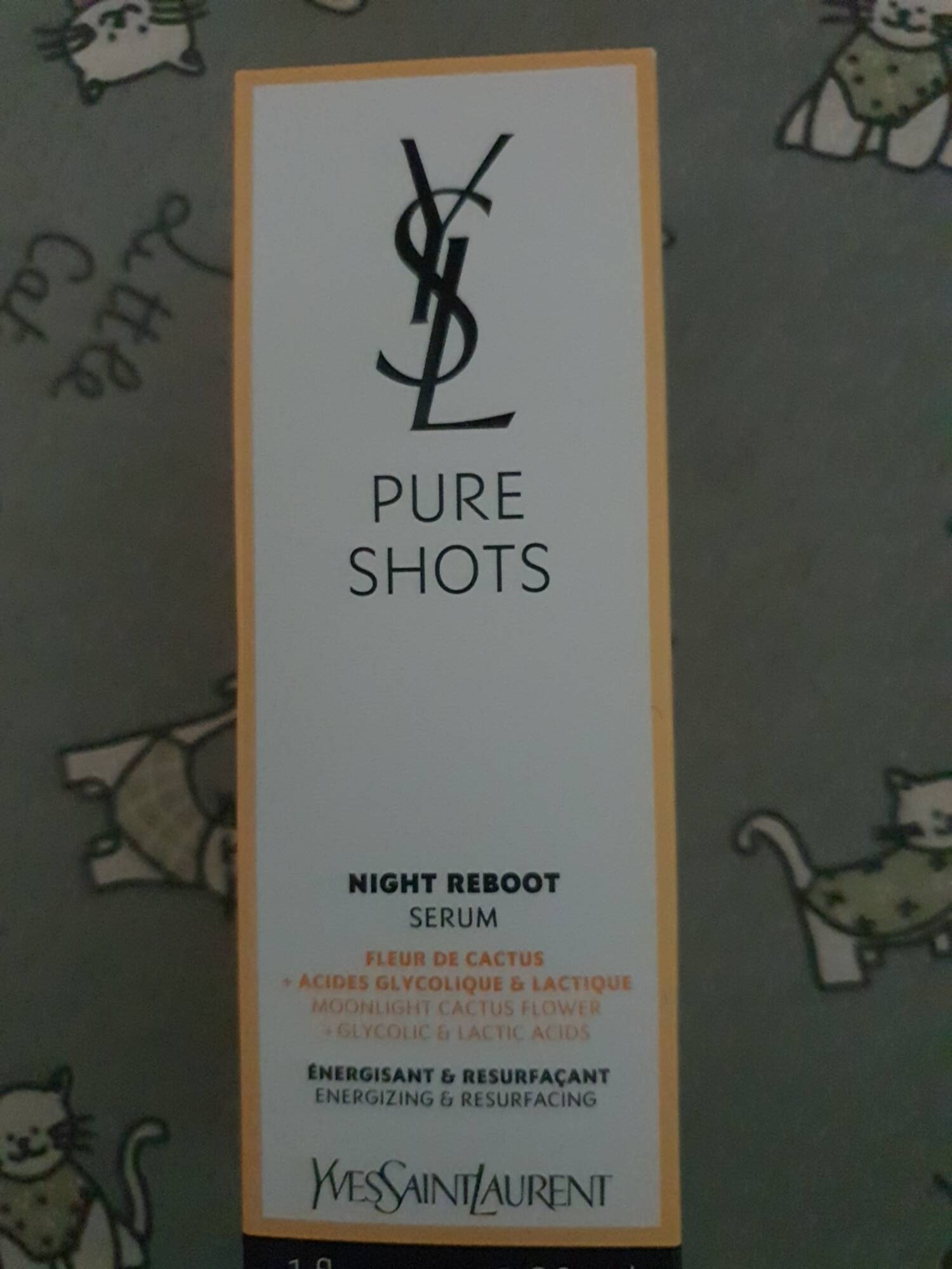 YVES SAINT LAURENT - Pure shots - Night reboot serum 