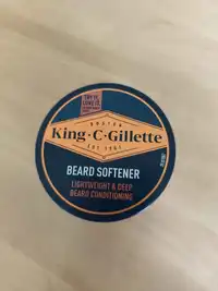 KING C GILLETTE - Beard softener - Lightweight & deep beard conditioning