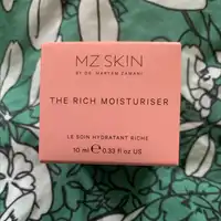 BY DR MARYAM ZAMANI - Mz skin - Le soin hydratant riche