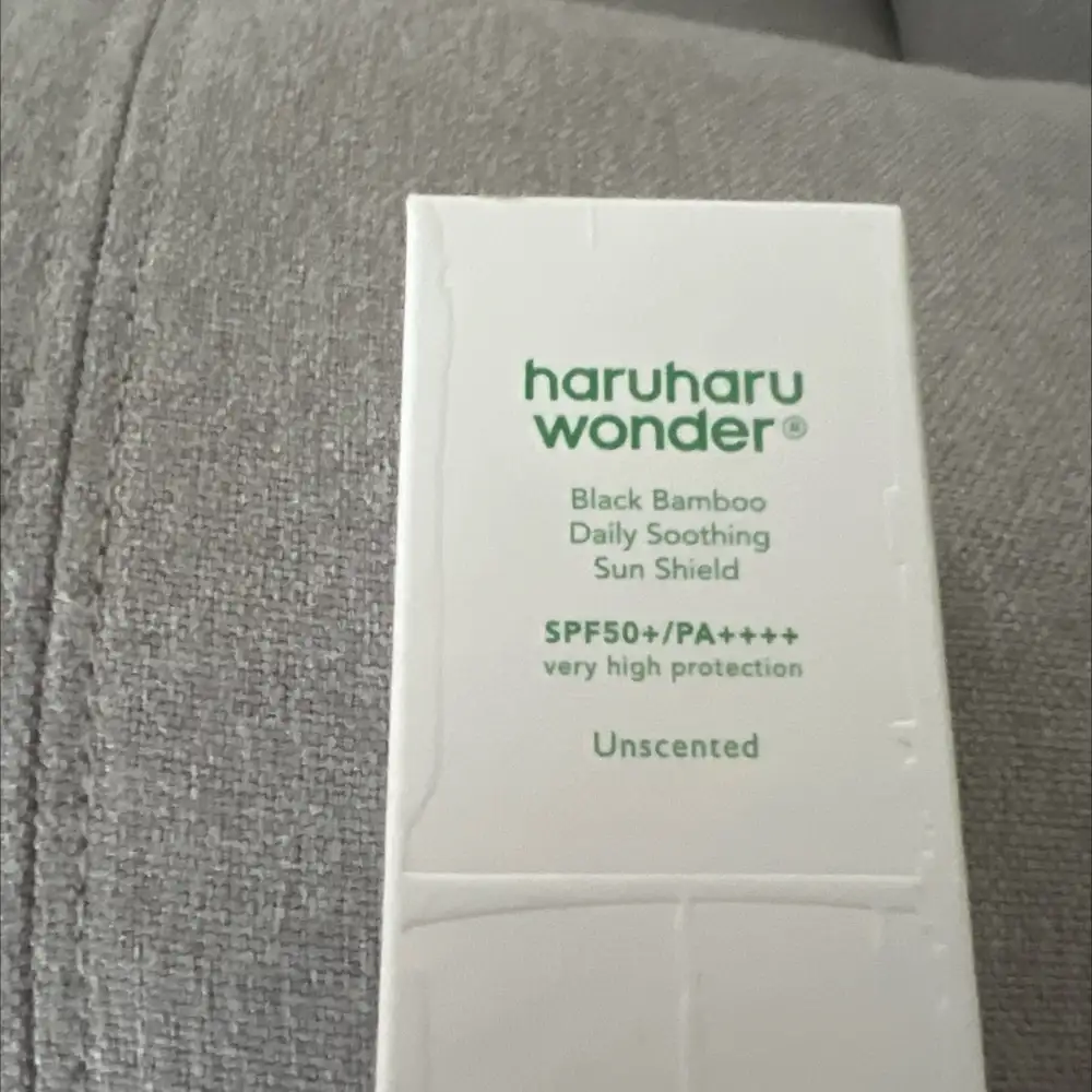 HARUHARU WONDER - Black bamboo - Daily soothing sun shield SPF50+