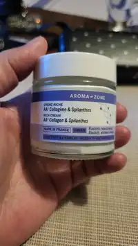AROMA-ZONE - Crème riche AA1 collagène & spilanthes
