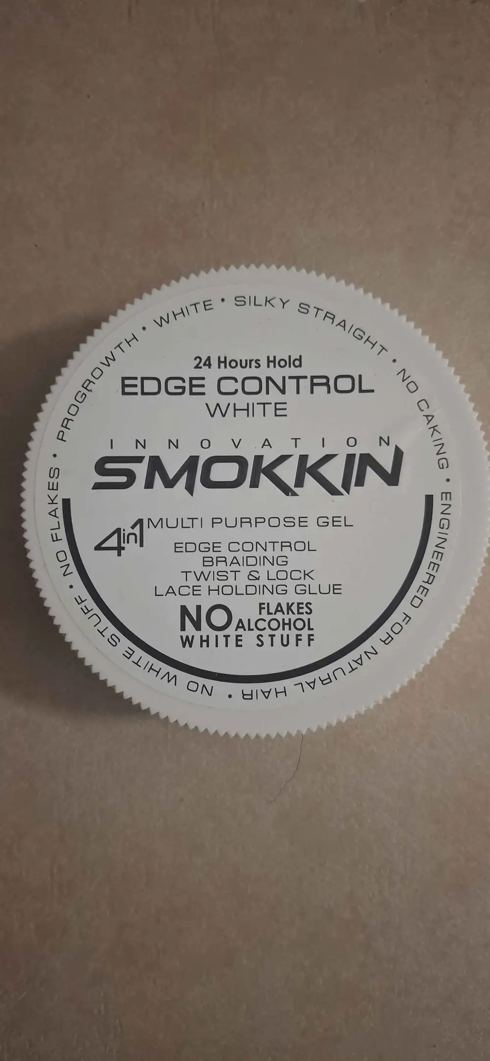 INNOVATION SMOKKIN - Edge control white - 4in1 Multi purpose gel
