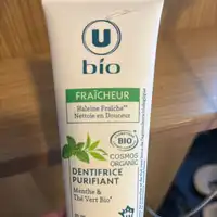 U BIO - Fraîcheur - Dentifrice purifiant 