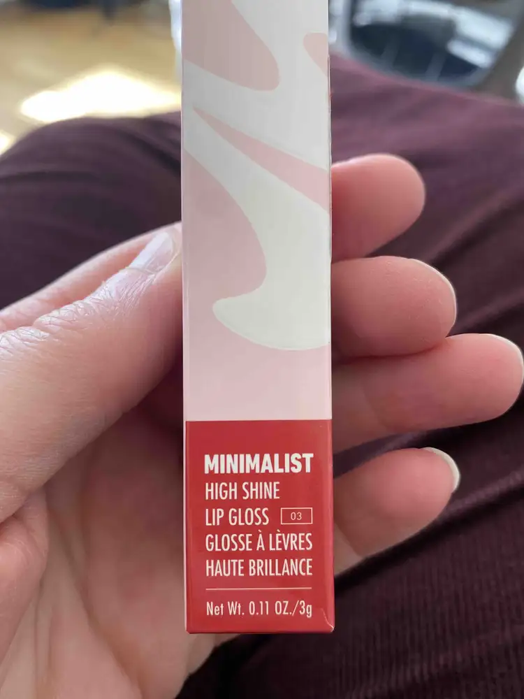 MINIMALIST - Glosse à lèvres haute brillance