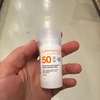 ALPHANOVA - Visage - Stick solaire blanc haute protection 50