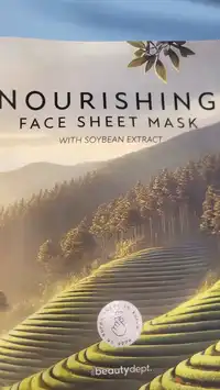 THE BEAUTY DEPT - Nourishing - Face sheet mask
