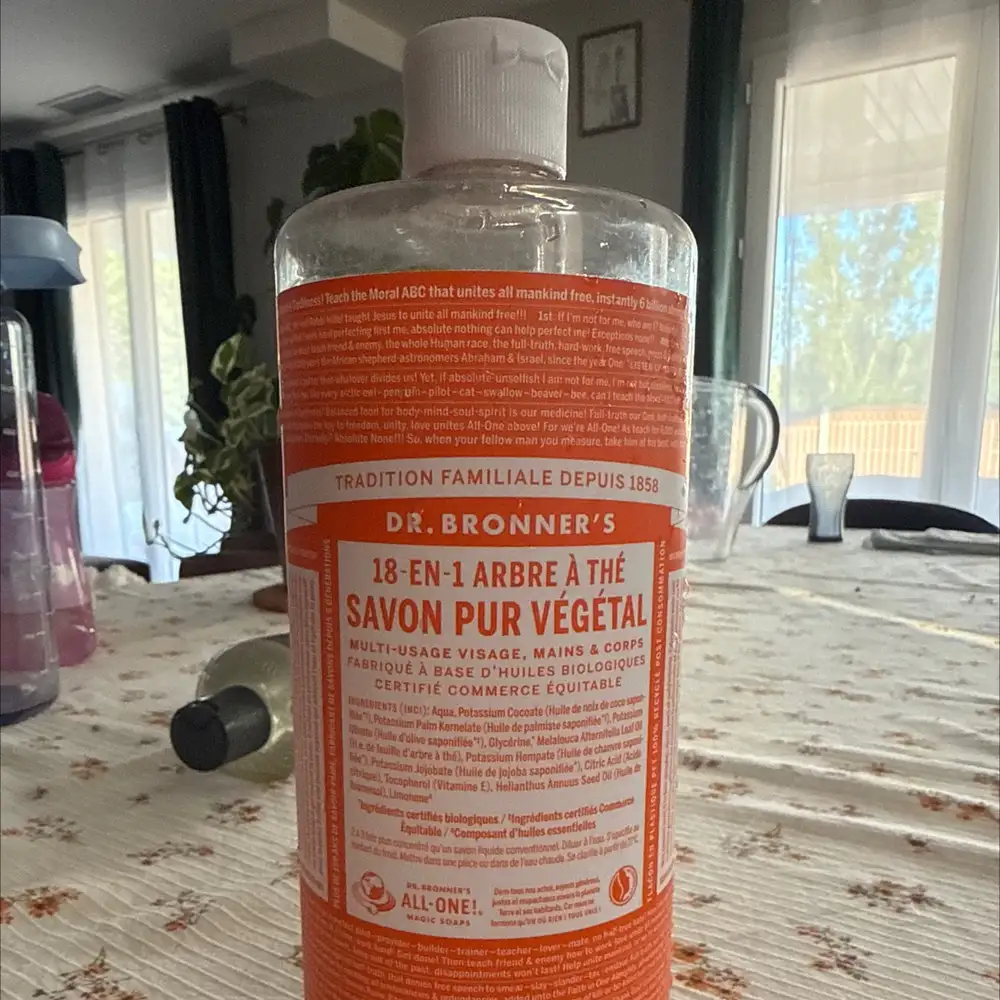 DR. BRONNER'S - 18-en-1 Arbre à thé - Savon pur végétal