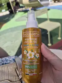 EVOLUDERM - Huile sèche pailletée monoï à la folie