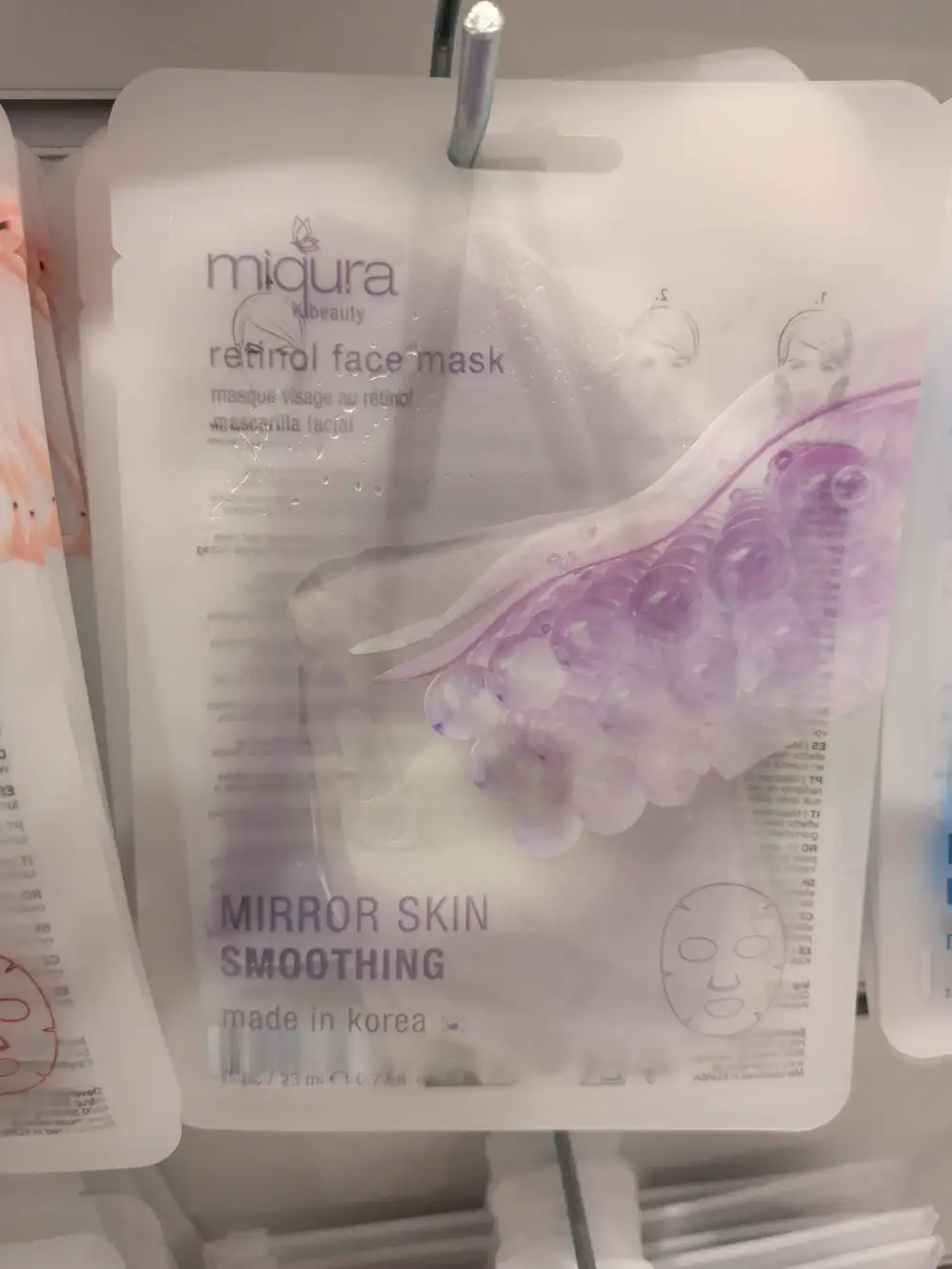 MIQURA K BEAUTY - Mirror skin smoothing - Masque visage au retinol 