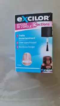 EXCILOR - Mycose de l'ongle 3 actions