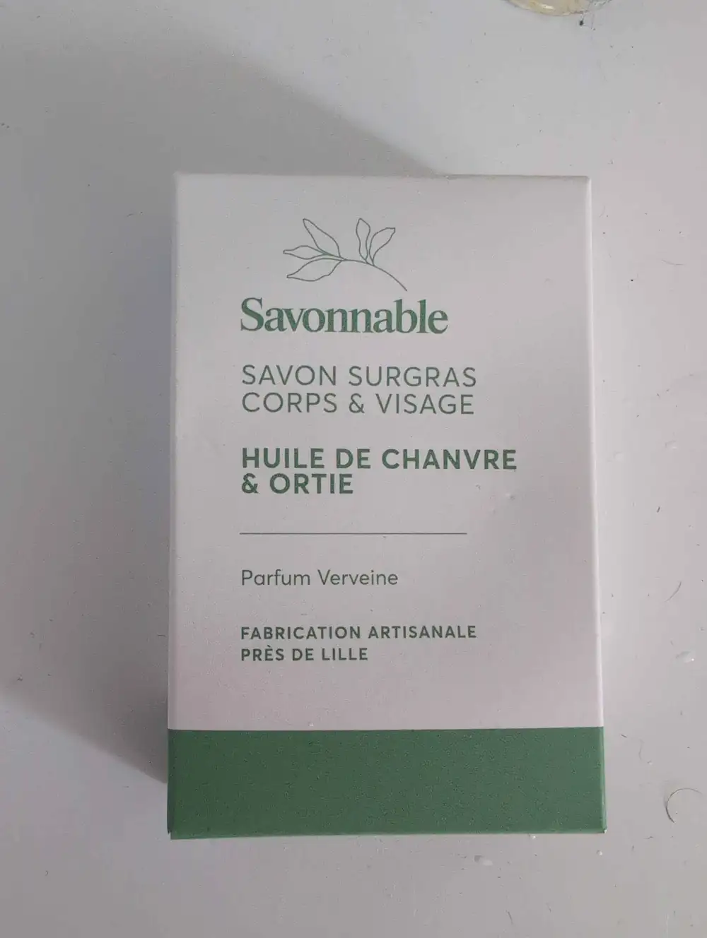 SAVONNABLE - Savon surgras corps et visage huile de chanvre et ortie 