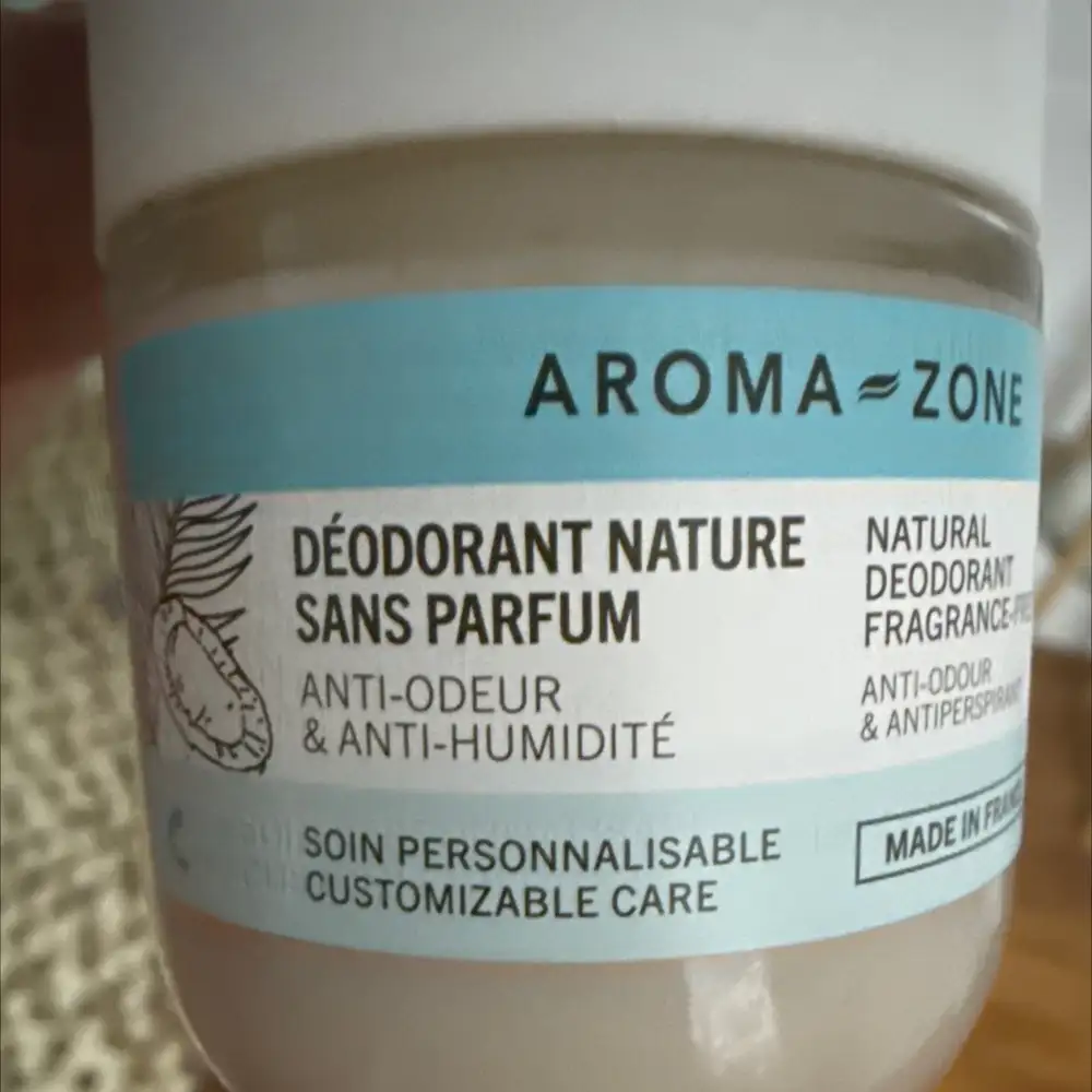 AROMA-ZONE - Deodorant nature sans parfum 