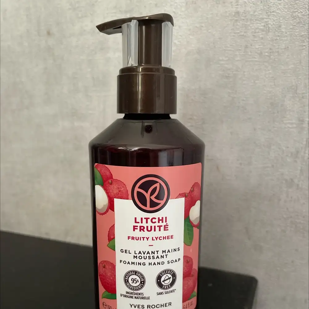 YVES ROCHER - Lithi fruité - Gel lavant mains moussant