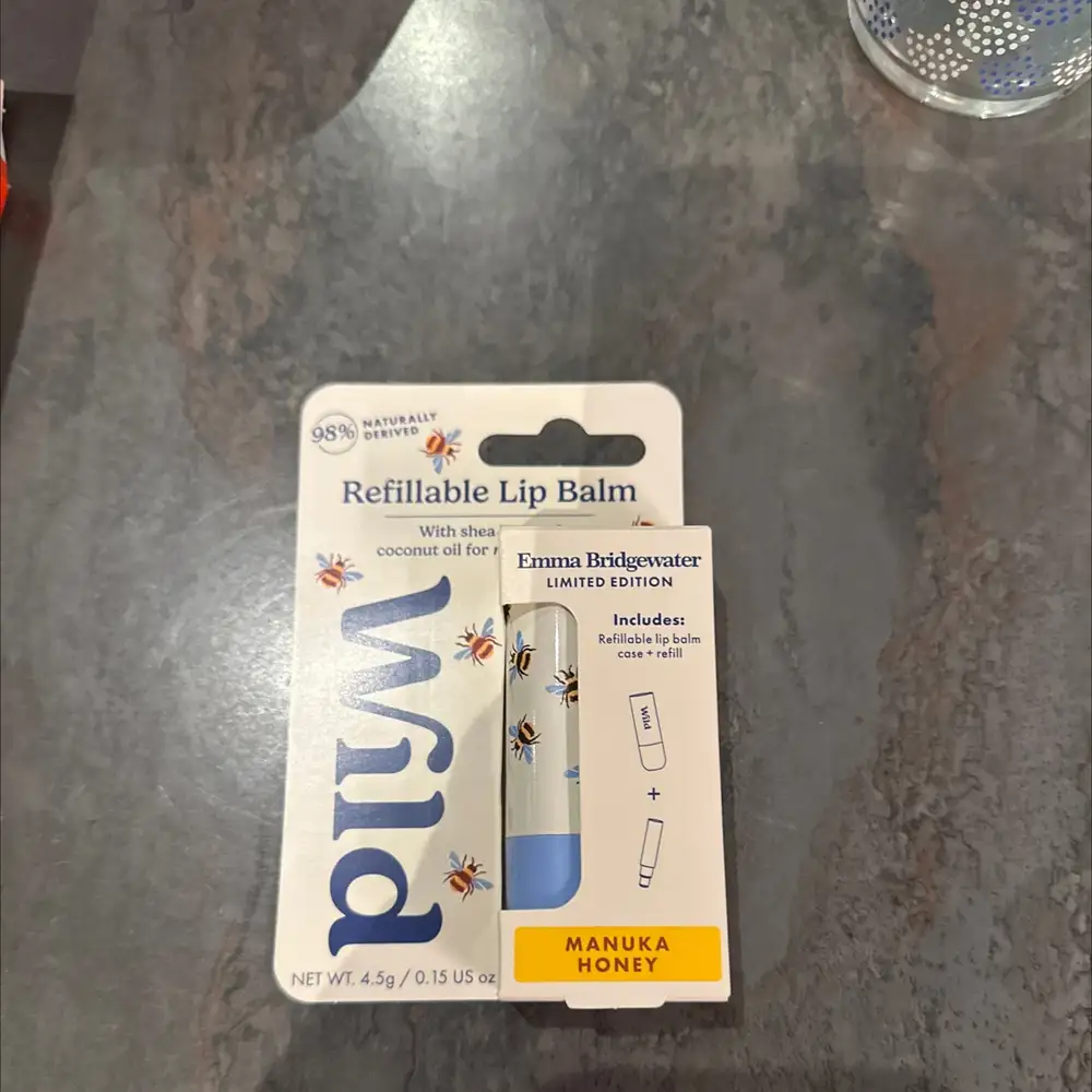 WILD - Manuka honey - Refillable lip balm