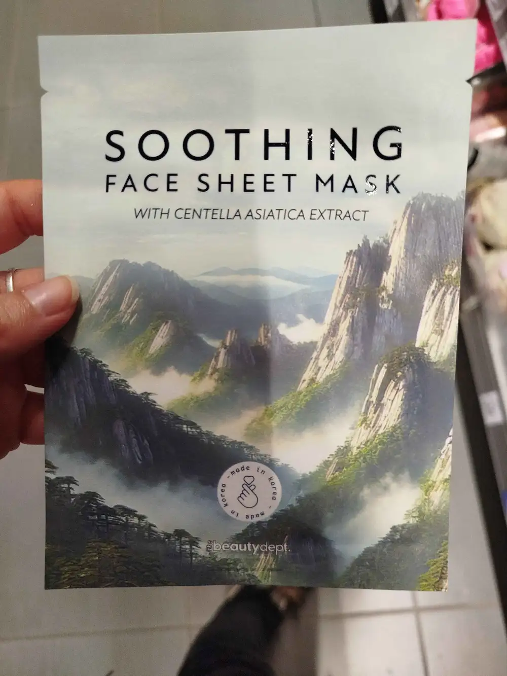THE BEAUTY DEPT - Soothing face sheet mask