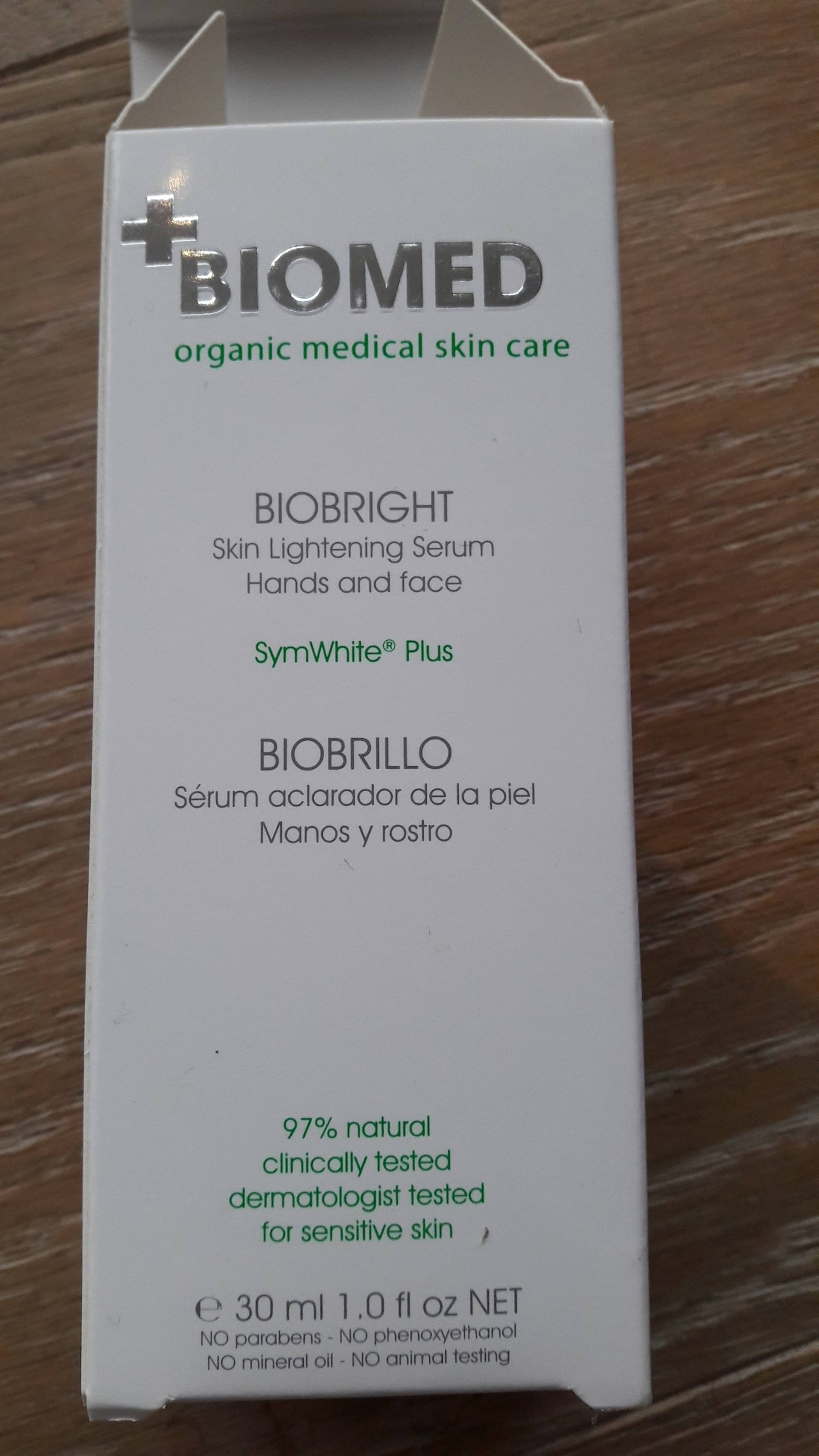 BIOMED - Biobright - Skin lightening serum hands and face