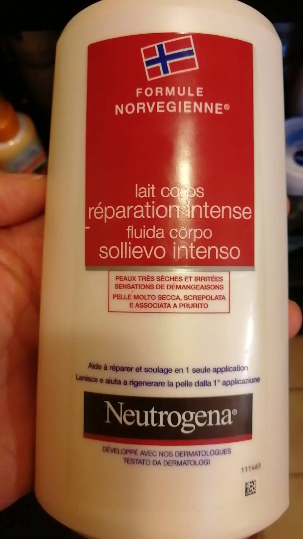 NEUTROGENA - Lait corps réparation intense