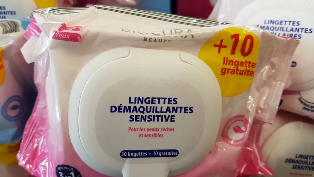 BIOCURA - Lingette démaquillante sensitive